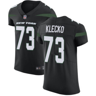 Jets #73 Joe Klecko Black Alternate Men's Stitched Football Vapor Untouchable Elite Jersey