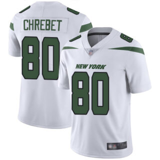 Jets #80 Wayne Chrebet White Men's Stitched Football Vapor Untouchable Limited Jersey