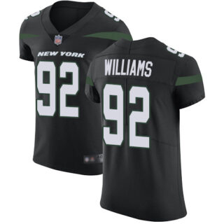 Jets #92 Leonard Williams Black Alternate Men's Stitched Football Vapor Untouchable Elite Jersey