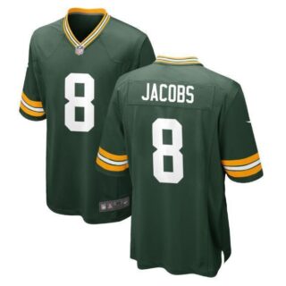 Josh Jacobs #8 Green Bay Packers Green Men Jersey