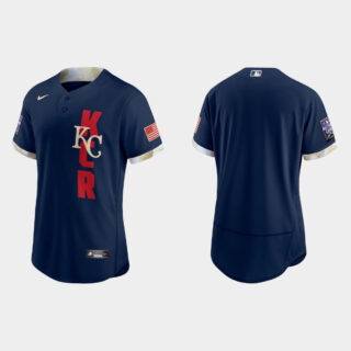 Kansas City Royals 2021 Mlb All Star Game Authentic Navy Jersey_1