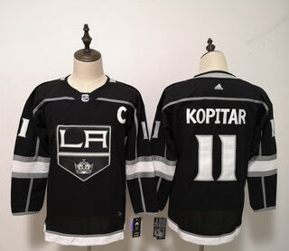 Kings 11 Anze Kopitar Black Women Adidas Jersey