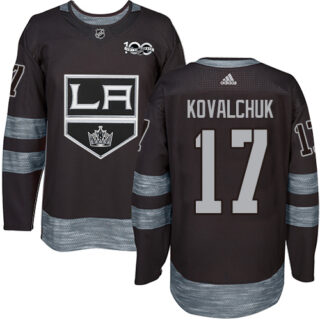 Kings #17 Ilya Kovalchuk Black 1917-2017 100th Anniversary Stitched Hockey Jersey