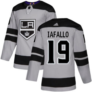 Kings #19 Alex Iafallo Gray Alternate Authentic Stitched Hockey Jersey