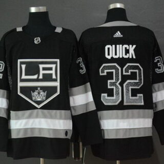 Kings 32 Jonathan Quick Black Drift Fashion Adidas Jersey