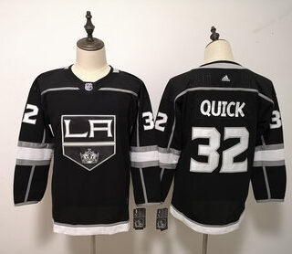 Kings 32 Jonathan Quick Black Youth Adidas Jersey