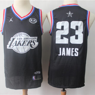 Lakers 23 Lebron James Black 2019 NBA All-Star Game Jordan Brand Swingman Jersey