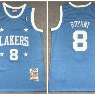 Lakers 8 Kobe Bryant Blue 2004-05 Hardwood Classics Jersey