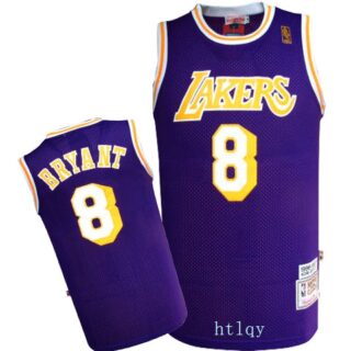 Lakers 8 Kobe Bryant Purple 1996-97 Hardwood Classics Jersey