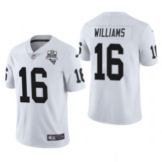 Las Vegas Raiders #16 Tyrell Williams Men's Nike 2020 Inaugural Season Vapor Limited NFL Jersey White
