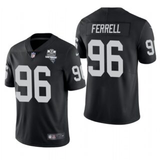 Las Vegas Raiders #96 Clelin Ferrell Men's Nike 2020 Inaugural Season Vapor Limited NFL Jersey Black
