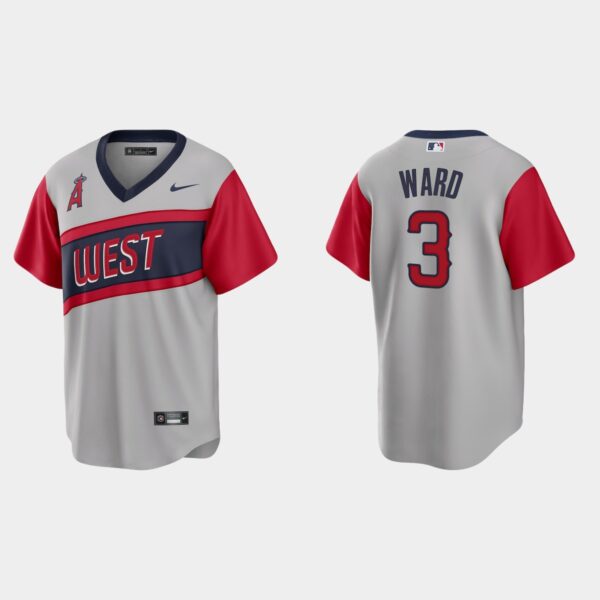 Los Angeles Angels #3 Taylor Ward Men's Nike Gray 2021 Little League Classic Game MLB Jersey