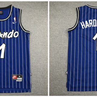 Magic 1 Anfernee Hardaway Navy Nike Swingman Jersey