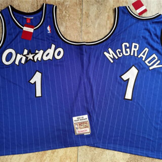 Magic 1 Tracy McGrady Blue 2003-04 Hardwood Classics Swingman Jersey