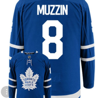 Maple Leafs #8 Jake Muzzin Blue Adidas Jersey