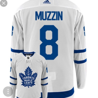 Maple Leafs #8 Jake Muzzin White Adidas Jersey