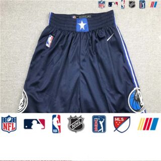 Mavericks Navy Nike Shorts