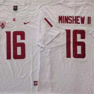 Men's Alabama Crimson Tide #16 Gardner Minshew II White Stitched Football Jersey