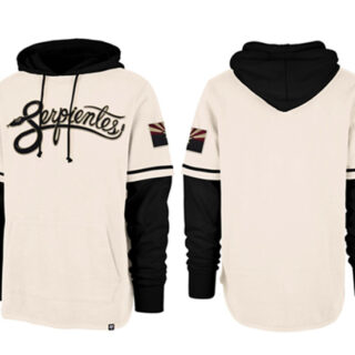 Men's Arizona Diamondbacks Cream Black Pullover Hoodie