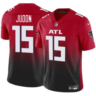 Men's Atlanta Falcons #15 Matthew Judon Red Black 2024 F.U.S.E Vapor Untouchable Limited Stitched Football Jersey