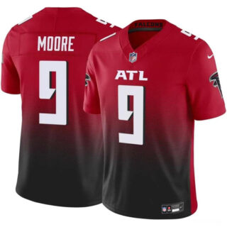 Men's Atlanta Falcons #9 Rondale Moore Red Black 2023 F.U.S.E Vapor Untouchable Limited Stitched Football Jersey