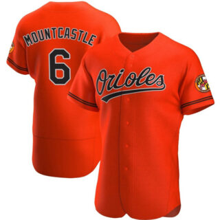 Men's Baltimore Orioles #6 Ryan Mountcastle Flexbase Orange Jersey