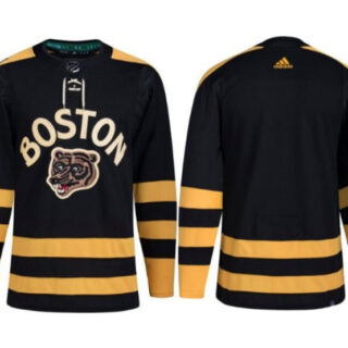 Men's Boston Bruins Blank Black Classic Primegreen Stitched Jersey
