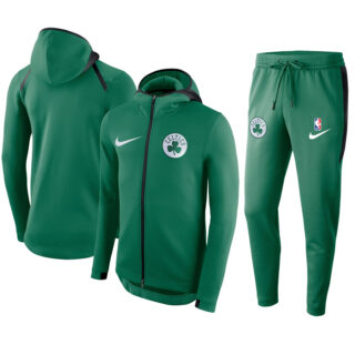 Men's Boston Celtics Green Warmup Hoodiesuit