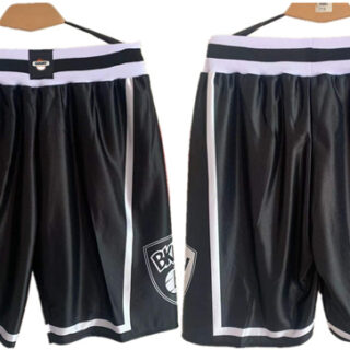 Men's Brooklyn Nets Black Shorts (Run Small)
