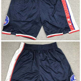 Men's Brooklyn Nets Navy 75th Anniversary City Edition Shorts (Run Small)