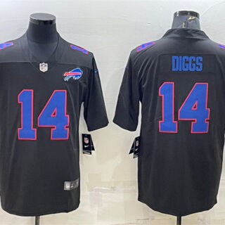 Men's Buffalo Bills #14 Stefon Diggs Black Vapor Untouchable Limited Stitched Jersey