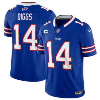Men's Buffalo Bills #14 Stefon Diggs Blue 2023 F.U.S.E. With 3-Star C Patch Vapor Untouchable Limited Stitched Jersey