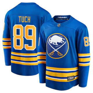 Men's Buffalo Sabres #89 Alex Tuch Blue Stitched Jersey