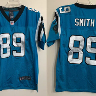 Men's Carolina Panthers #89 Steve Smith Blue Game Jersey