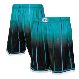 Men's Charlotte Hornets Teal Black Shorts (Run Small)