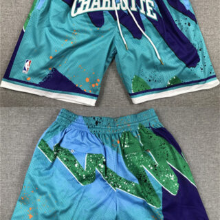 Men's Charlotte Hornets Teal Shorts