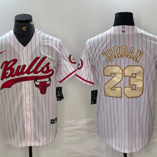 Men's Chicago Bulls #23 Michael Jordan Camo Cool Base Stitched Baseball Jerseys