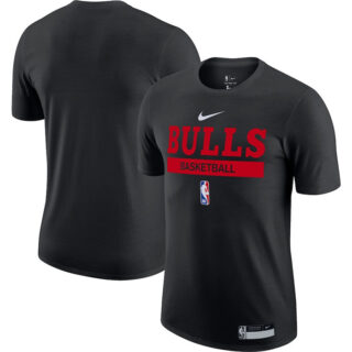 Men's Chicago Bulls Black 2022 23 Legend On-Court Practice Performance T-Shirt