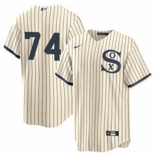 Men's Chicago White Sox Field of Dreams #74 Eloy Jimenez Cool Base Jersey