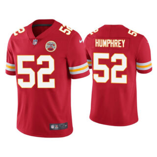 Men's Chiefs #52 Creed Humphrey Vapor Limited Red Jersey