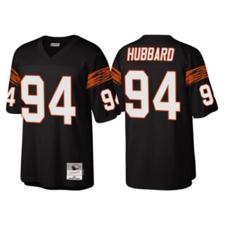Men's Cincinnati Bengals #94 Sam Hubbard Black Throwback Legacy Stitched Jersey