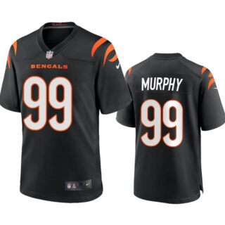Men's Cincinnati Bengals #99 Myles Murphy Black Stitched Game Jersey