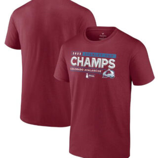 Men's Colorado Avalanche Burgundy 2022 Stanley Cup Champions Winger T-Shirt