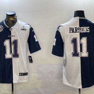 Men's Dallas Cowboys #11 Cedrick Wilson White Navy Vapor Limited Stitched Jerseys
