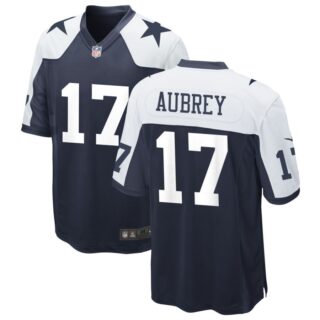 Men's u00a0Dallas Cowboys #17 Brandon Aubrey Limited Navy Vapor Untouchable Jerseys