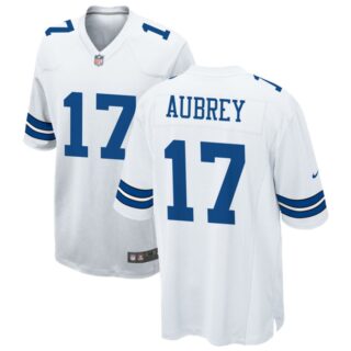 Men's Dallas Cowboys #17 Brandon Aubrey Limited white Vapor Untouchable Jerseys