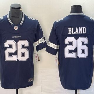 Men's Dallas Cowboys #26 DaRon Bland Navy 2023 F.U.S.E. Vapor Untouchable Limited Stitched Football Jersey