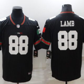 Men's Dallas Cowboys #88 CeeDee Lamb Black Mexico Stitched Jersey