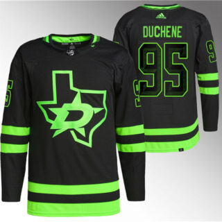 Men's Dallas Stars #95 Matt Duchene Black Stitched Jersey