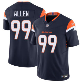 Men's Denver Broncos #99 Zach Allen Navy 2024 F.U.S.E. Alternate Vapor Limited Stitched Football Jersey